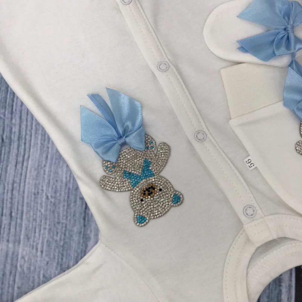 198. Комбинезон с шапкой ясельный, хлопок 100 % интерлок