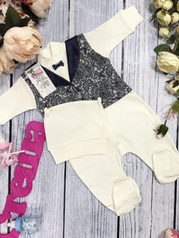 Купить оптом 114. Комбинезон с шапкой,100% хлопок интерлок в Стерлитамаке