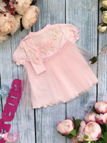 Купить оптом 160 - К/Р. Платье с повязкой на голову,хлопок 100 % интерлок 56,62,68 в Стерлитамаке